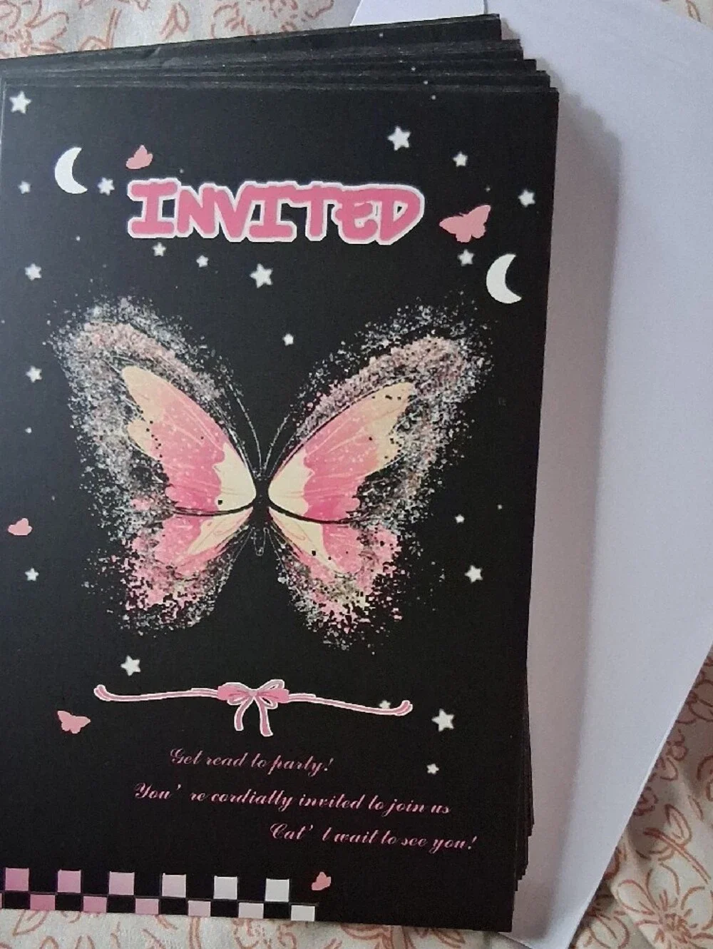New!  Butterfly Party Invitations